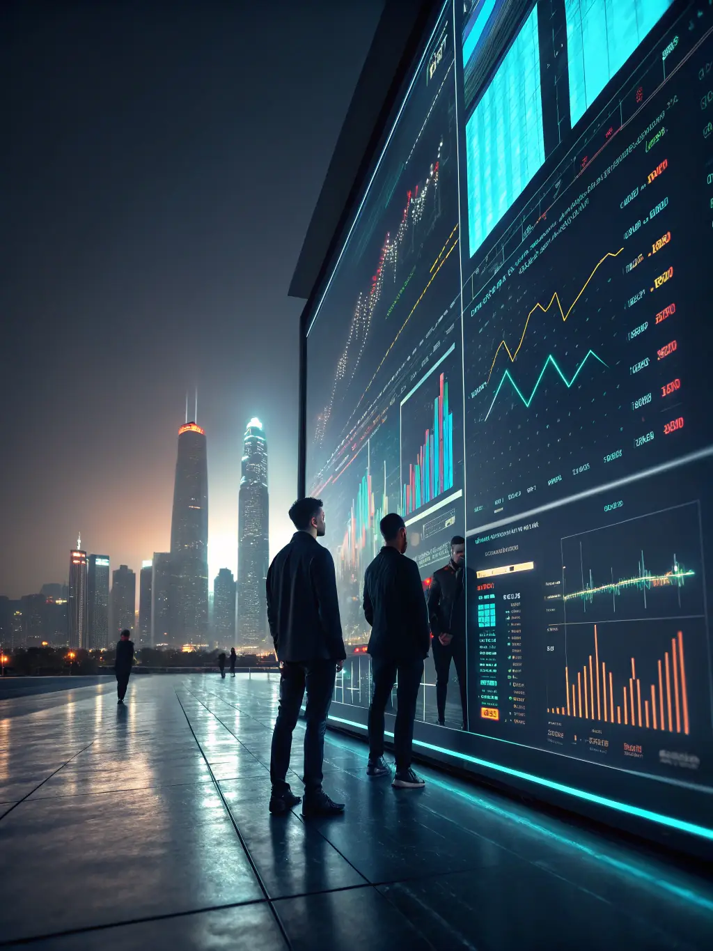 A digital interface displaying AI-driven property matching and analytics, illustrating RealCo's AI Brokerage platform.